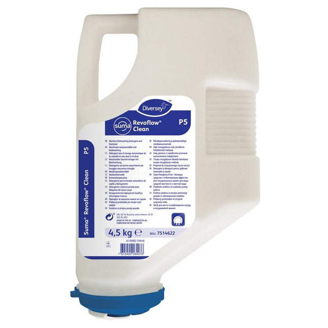 Suma Revoflow Clean P5, Reiniger für hartes Wasser, chlorhaltig | Kartusche (4500 g)