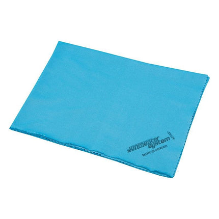 Jonmaster Ultra Window cloth, blau, Spezielles Mikrofasertuch für Glas, streifenfreie Reinigung, Größe 40 x 50 cm, blau  | Packung (5 Stück)