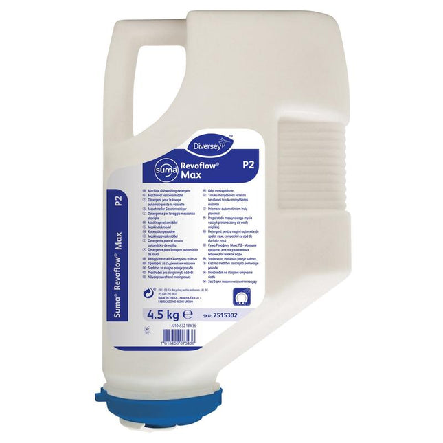 Suma Revoflow Max P2, Reiniger für weiches bis mittelhartes Wasser, chlorfrei | Kartusche (4500 g)