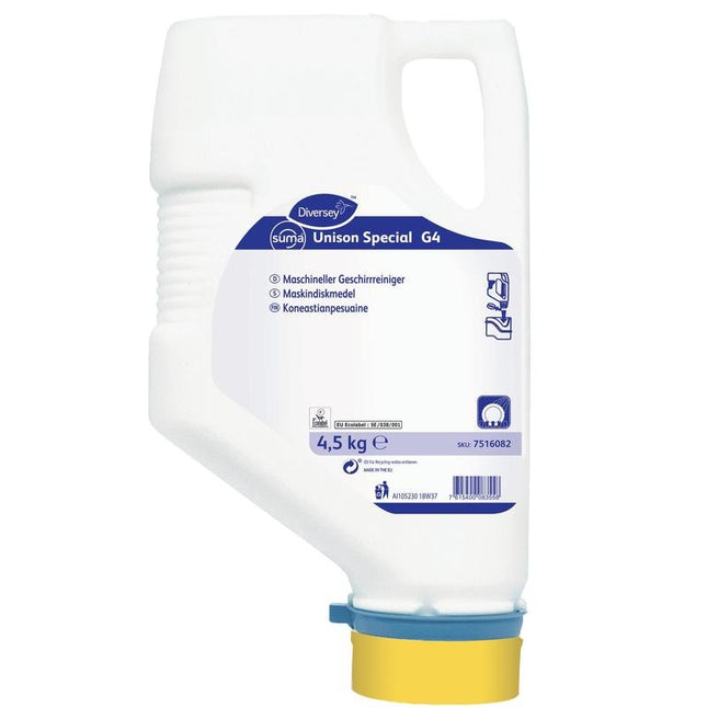 Suma Unison Special G4, Phosphatfreier, chlorfreier maschineller Pulvergranulat Geschirrreiniger für mittelhartes und hartes Wasser | Kartusche (4500 g)