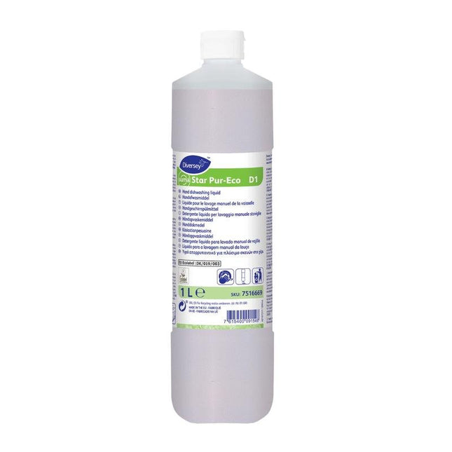 Suma Star Pur-Eco D1, Handgeschirrspülmittel | Flasche (1 l)