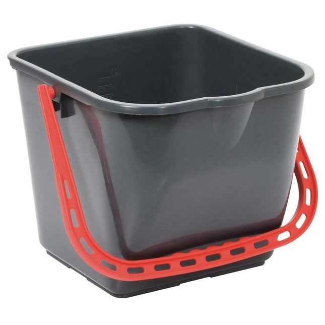 TASKI Eimer 15L Rot, Roter Eimer zur manuellen Bedienung | Packung (1 Stück)