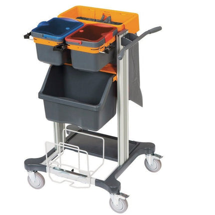 TASKI Mini Open für Jonmaster, Das kleine Reinigungssystem mit offenen Schubladen zur Vorbefeuchtung von Reinigungstextilien und für die Sprayreinigung. | Packung (1 Stück)