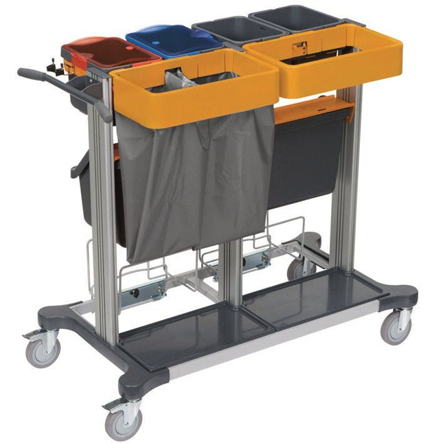 TASKI Midi Open für Jonmaster, Die große Systemlösung zur Vorbefeuchtung von Reinigungstextilien und für die Sprayreinigung. Mit offenen Schubladen für maximalen Stauraum. | Packung (1 Stück)