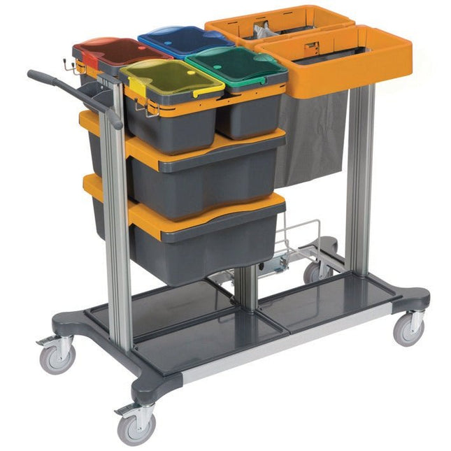TASKI Midi Closed für Jonmaster, Die große Systemlösung mit geschlossenen Schubladen. Optimal einsetzbar zur Vorbefeuchtung von Reinigungstextilien. | Packung (1 Stück)