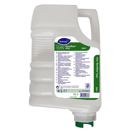 Clax Revoflow ENZI 20X1, Hochkonzentrierter, phosphatfreier Tensid- / Enzymbooster für das Revoflow System | Kartusche (4 l)