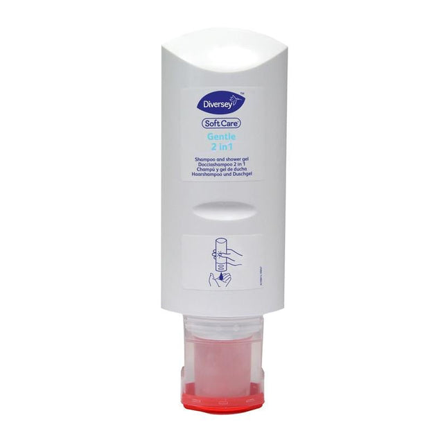 Soft Care Gentle 2in1, Duschgel und Haarshampoo | Flasche (300 ml)