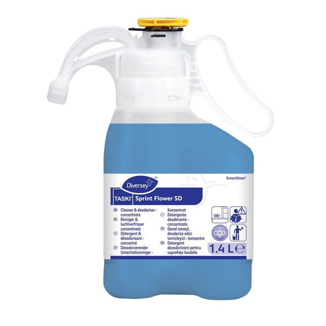 TASKI Sprint Flower SD, Desodorierender Unterhaltsreiniger | Dose (1400 ml)