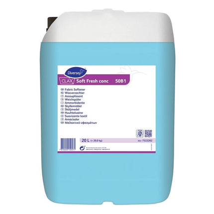 Clax Soft Fresh conc 50B1, Konzentrierter Weichspüler mit frischem Duft | Kanister (20 l)
