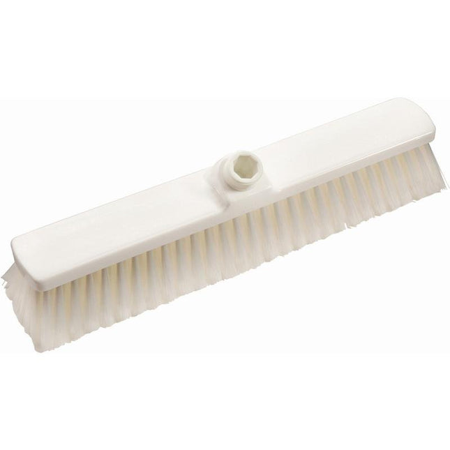 Bodenbesen, weiß, weich, Bodenbesen, 400 x 60 x 50 mm | Packung (1 Stück)