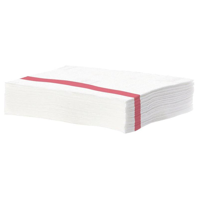 TASKI SUM, rot, Mikrofasertuch für einmaligen Gebrauch, 99 % der Bakterien werden nachweislich entfernt, Größe 42x34 cm  | Karton (40 Packungen)