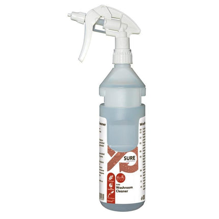 Flaschenkit SURE Washroom Cleaner, Nachfüllflasche inkl. Spenderband, passend für Divermite und DQFM (0,75l) | Flasche (1 Stück)