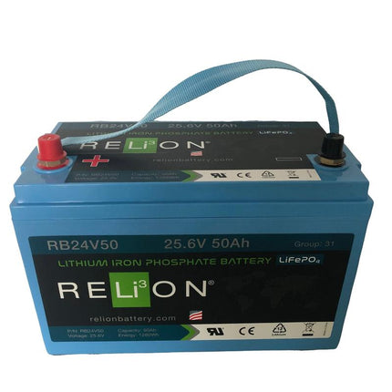 IntelliPower Lithium Batterie 50Ah, Li-Ion Batterie, Betriebsspannung 24V, Kapazität 50Ah, für die Ultimaxx & swingo 455-2100 | Packung (1 Stück)