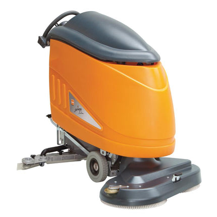 TASKI swingo 1850 Li-Ion, Extra-große Nachläufer-Scheuersaugmaschine mit Doppelbürste, 2x17 Zoll, inkl. 3x50Ah Li-Ion Batterien | Packung (1 Stück)