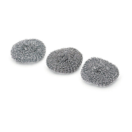 Nölle Profi Brush Topfreiniger, 3er-Pack Metall, 30 Gramm insgesamt | 1 Stück