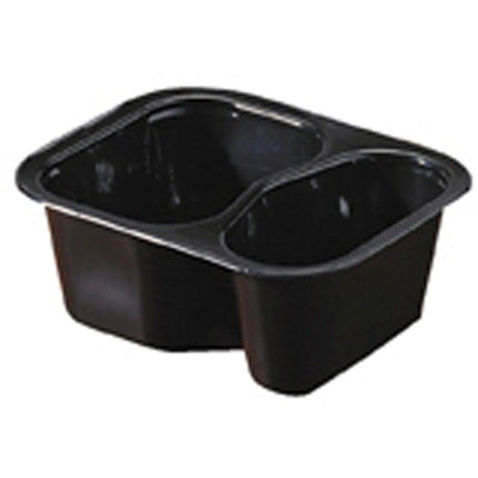 PP-Schälchen 2 Schwarz PP 138x114x53  | Packung (480 Stück)
