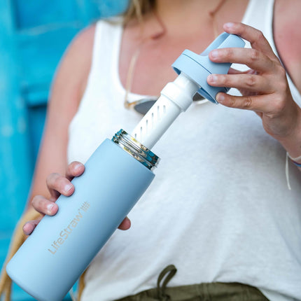 LifeStraw Go Steel 500ml (icelandic blue)