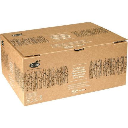 Zahnstocher  Neutral Holz 50 | Packung (3000 Stück)