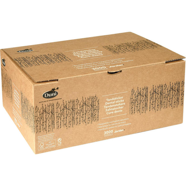 Zahnstocher  Neutral Holz 50 | Packung (3000 Stück)