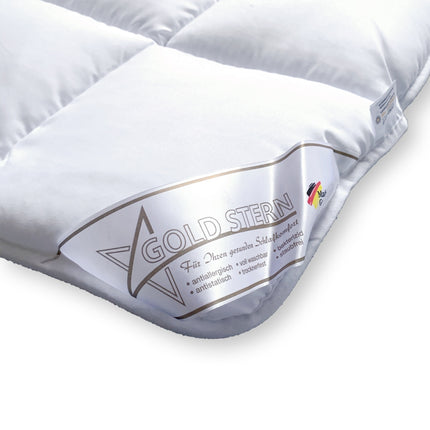 Goldstern Bettdecke 135 × 200 cm – Made in Germany, antiallergisch & kochfest