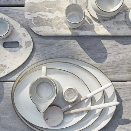 Servierplatte oval Amera sand, in 3 Größen