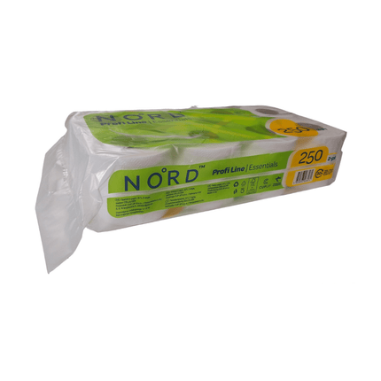 Toilettenpapier, 2-lagig, 250 Blatt, 8 Rollen  | Karton (8 Packungen)