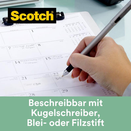Scotch® Magic™ Klebeband, mit 66 % pflanzlichem Klebstoff hergestellt, 19 mm x 20 m, 1 Rolle + 1 Abroller aus Recyclingmaterial/Packung | Packung (1 Rolle)
