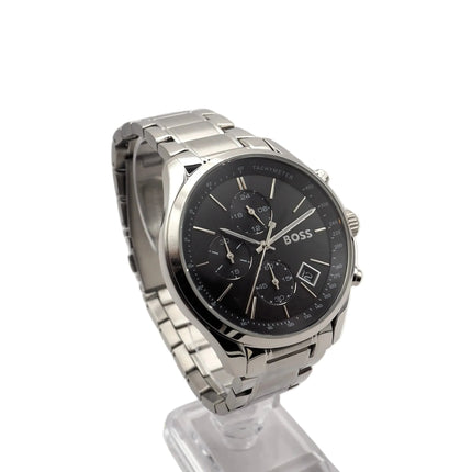 Boss Grand Prix Chronograph 1513477 Herrenuhr Edelstahl Silber Neu OVP