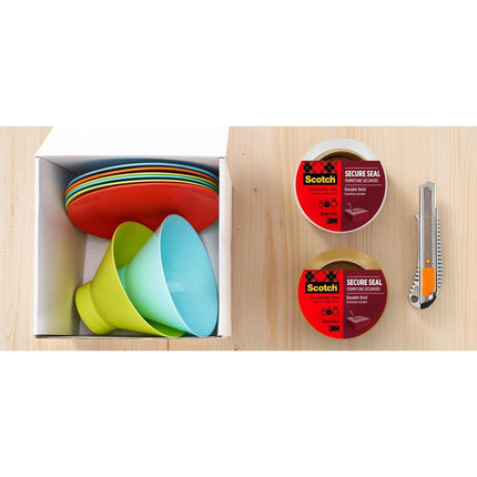 Scotch® Verpackungsklebeband für einen sicheren Verschluss, 50 mm x 66 m