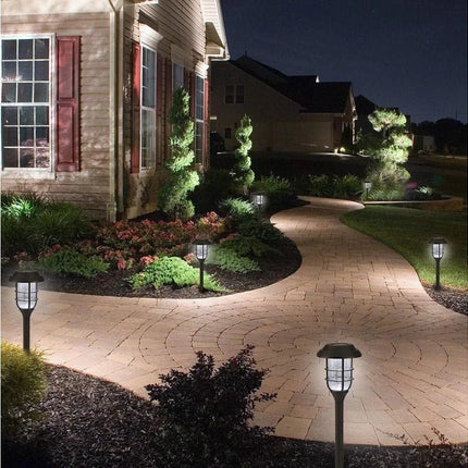 8× LED Solarleuchten Garten | Kaltweiß | Wasserdicht | Wegbeleuchtung für Außen, Rasen, Terrasse & Weg (LED Beleuchtung) kaufen bei Linkreich – Jetzt entdecken!
