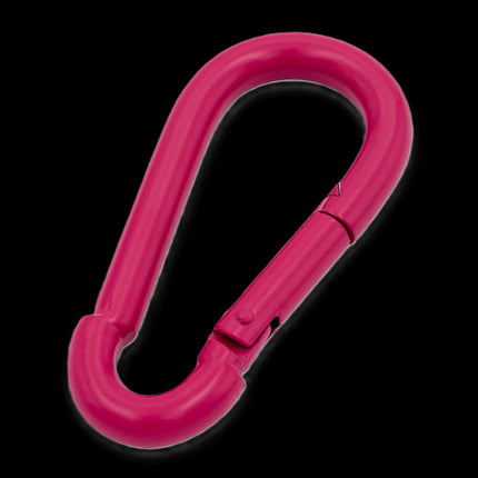 SEO. 80 mm x 8 mm Karabinerhaken - Gewichtsbelastung bis zu 250 kg! C.P. Sports - G39 - Pink Linkreich