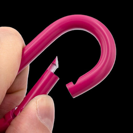 SEO. 80 mm x 8 mm Karabinerhaken - Gewichtsbelastung bis zu 250 kg! C.P. Sports - G39 - Pink Linkreich