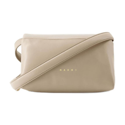 Hobo Bag Small Prisma - Marni - Leder - Braun