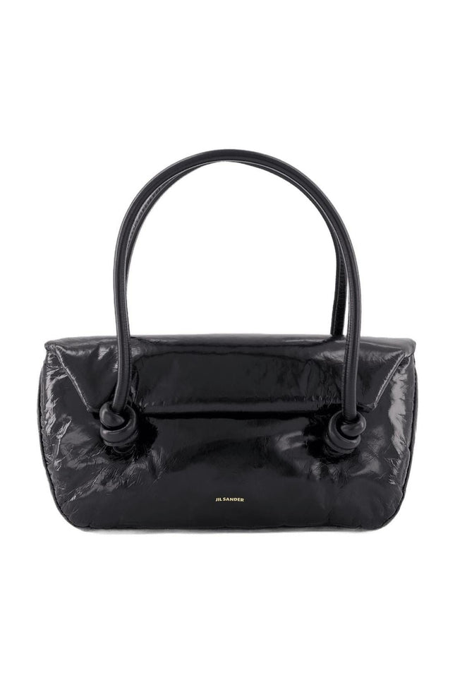 Knot Sm Schultertasche - Jil Sander - Leder - Schwarz