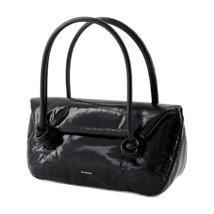 Knot Sm Schultertasche - Jil Sander - Leder - Schwarz