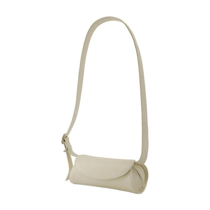 Cannolo Mini Handtasche - Jil Sander - Leder - Eggshell