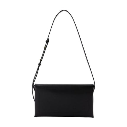 Folded Small Schultertasche - Jil Sander - Leder - Schwarz