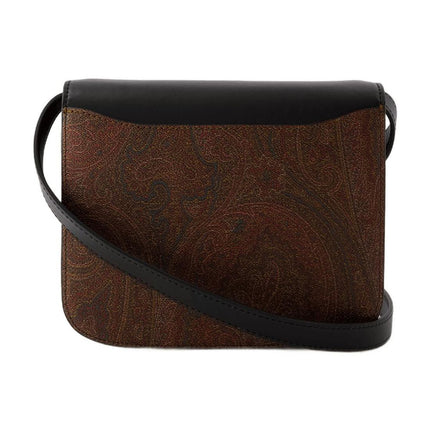 Tracolla Schultertasche - Etro - Leder - Schwarz