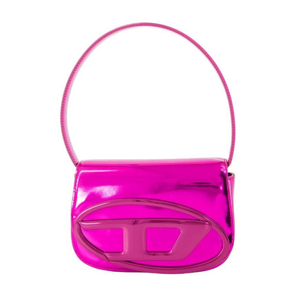 1DR Schultertasche - DIESEL - Leder - Fushia