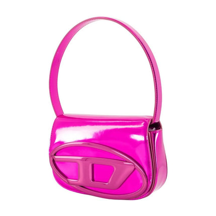 1DR Schultertasche - DIESEL - Leder - Fushia