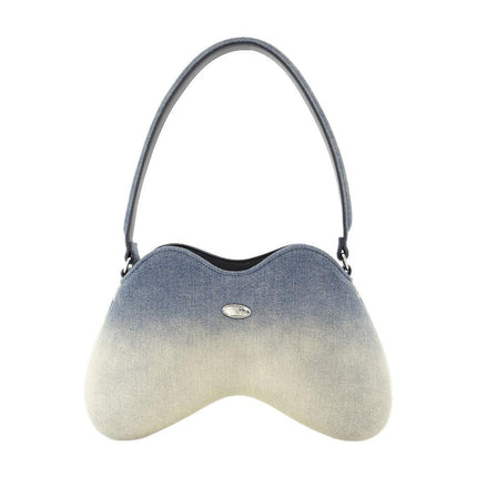 Doppel-D-Schultertasche - DIESEL - Baumwolle - Blau