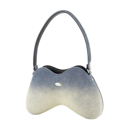 Doppel-D-Schultertasche - DIESEL - Baumwolle - Blau