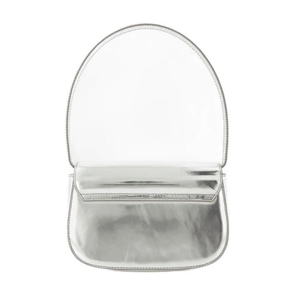 1DR Schultertasche - Diesel - Leder - Silber