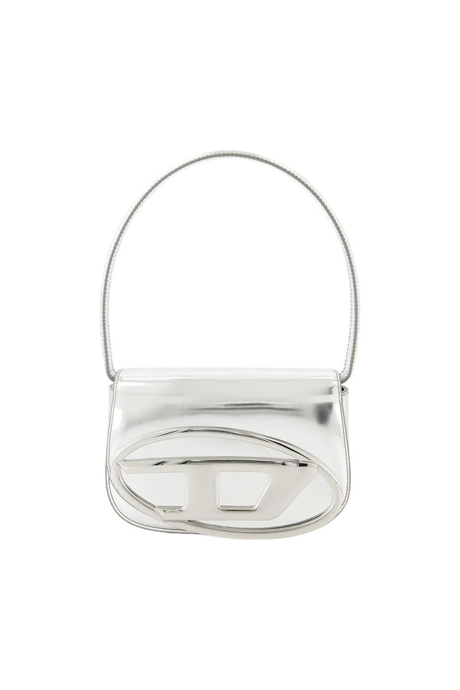 1DR Schultertasche - Diesel - Leder - Silber