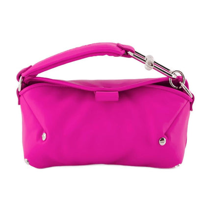 San Diego S Crossbody - Off White - Fuchsia - Leather