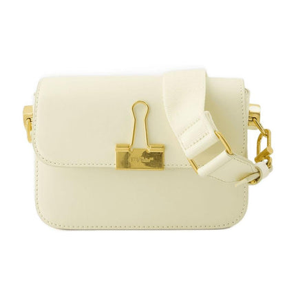 Hobo Tasche Plain Binder - Off White - Leder - Beige