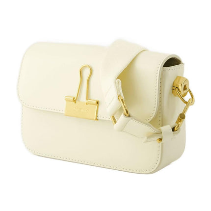 Hobo Tasche Plain Binder - Off White - Leder - Beige
