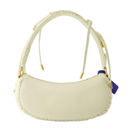 Edge Weaving Schultertasche - Off White - Leder - Beige