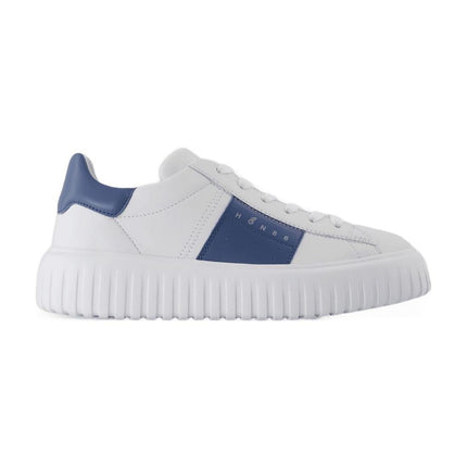 Sneakers H Stripes - Hogan - Leder - Weiß