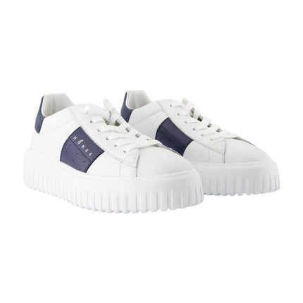 Sneakers H Stripes - Hogan - Leder - Weiß